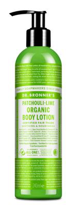 Dr. Bronner's Bodylotion - patchouli lime - 245ml