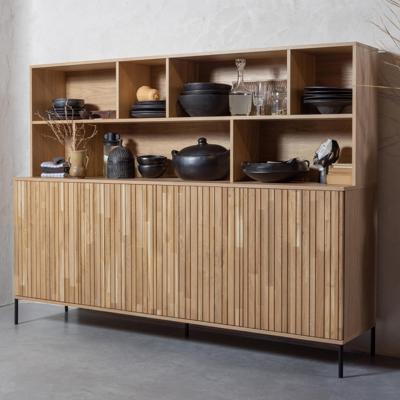 Woood Gravure wandkast naturel