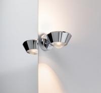 Paulmann Sabik 70946 LED-wandlamp voor badkamer 9 W Warmwit Wit (mat) - thumbnail