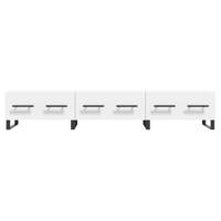 Tv-meubel 150x36x30 cm bewerkt hout wit - thumbnail
