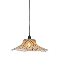 GOOD&MOJO Hanglamp 'Ibiza' Bamboe, 50cm, kleur Naturel/Zwart - thumbnail