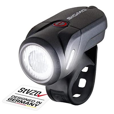 Sigma aura 35 usb koplamp led 35 lux li-on accu met micro usb kabel