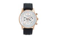 Krug-Baumen Air Traveller Diamond 46mm 610701DS Heren Horloge - thumbnail