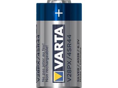 Varta SILVER Cylindr.V28PX/4SR44 Bl1 4SR44 Fotobatterij Zilveroxide 145 mAh 6.2 V 1 stuk(s) Varta SILVER Cylindr.V28PX/4SR44 Bl1 4SR44 Fotobatterij Zilveroxide 145 mAh 6.2 V 1 stuk(s)