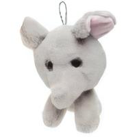 LG Imports knuffelolifant junior 20 cm pluche grijs - thumbnail