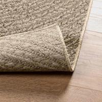 VidaXL Vloerkleed zizur beige binnen en buiten 80x250 cm jute look - thumbnail