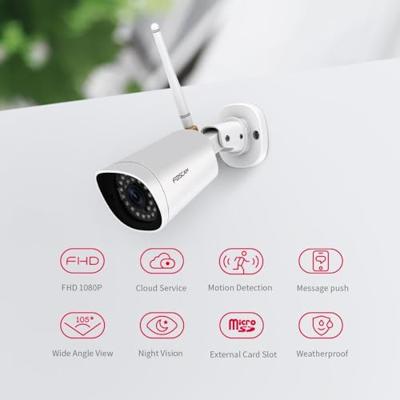 FOSCAM IP-camera, FI9902P, WLAN, 4 mm, H.2, 230 V, wit, 1 stuk