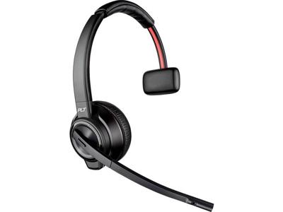 POLY W8210 Headset Draadloos Hoofdband Kantoor/callcenter Bluetooth Zwart