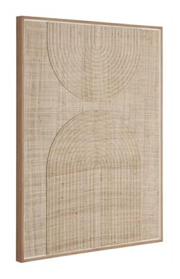 MUST Living Wanddecoratie 'Japanese Garden' Palmblad, 102 x 76cm