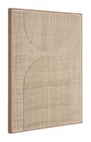 MUST Living Wanddecoratie 'Japanese Garden' Palmblad, 102 x 76cm - thumbnail