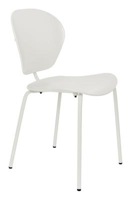 Zuiver Eetkamerstoel 'The Ocean' Gereycled kunststof, kleur Wit Zuiver Eetkamerstoel 'The Ocean' Gereycled kunststof, kleur Wit