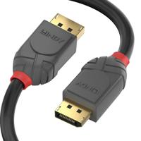 LINDY 36480 DisplayPort-kabel DisplayPort Aansluitkabel DisplayPort-stekker, DisplayPort-stekker 0.50 m Zwart 8K UHD - thumbnail