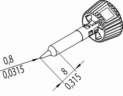 Ersa 0142PDLF08/SB Soldeerpunt Potloodvorm Grootte soldeerpunt 0.80 mm Inhoud: 1 stuk(s) Ersa 0142PDLF08/SB Soldeerpunt Potloodvorm Grootte soldeerpunt 0.80 mm Inhoud: 1 stuk(s)