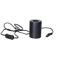 Tafellamp Fitting Zwart 10cm - thumbnail