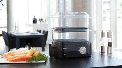 Stoomkoker Braun FS 5100 Zwart 850 W 850 W - thumbnail
