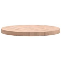 Tafelblad rond Ø60x4 cm massief beukenhout - thumbnail