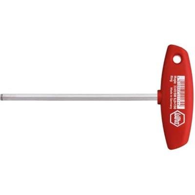 Wiha 334R SW 10,0x200 Werkplaats Inbusschroevendraaier Sleutelbreedte (metrisch): 10 mm Koplengte: 200 mm Afmeting, lengte: 238 mm