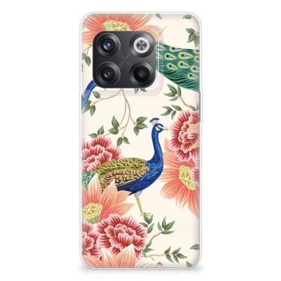 TPU Hoesje voor OnePlus 10T Pink Peacock TPU Hoesje voor OnePlus 10T Pink Peacock