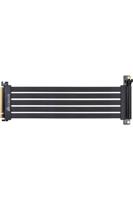 Corsair Premium PCIe 3.0 x16 verlengkabel, 300 mm (EMI-afgeschermd, volledig flexibel, 90 graden vrouwelijke PCIe-connector), zwart - thumbnail