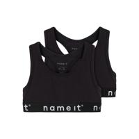 Name it 2-pak meisjes Topje - Zwart Solid - Meisjes katoenen bralette - BH Top - M - M - M - M - M - M - M - M - M - M - M - M - M - M - thumbnail