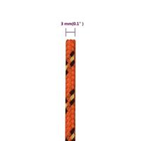 Boottouw 3 mm 25 m polypropyleen oranje - thumbnail