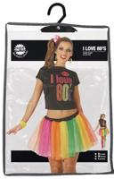 Disco verkleedkostuum I Love the 80&apos;s - thumbnail