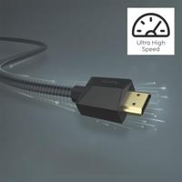 Hama Ultra High-speed HDMI™-kabel Gecertificeerd Conn.-connector 8K 1,0 M - thumbnail