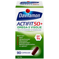 Davitamon Actifit 50+ Omega-3 Visolie Capsules - thumbnail