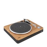 HOUSE OF MARLEY Stir It Up Turntable Turntable, 45/33 Turns, aluminiumlegering plaat, stijve metalen arm, Audio-Technica MM Cartridge, hout/zwart - thumbnail