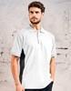Promodoro CD4590 Unisex Contrast Polo - White/Charcoal (Solid) - M