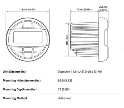 Hertz HMR 10D digitale media-ontvanger met Bluetooth en Dab + voor boten/marine