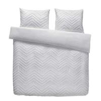 Dekbedovertrek Juliette tufted - wit - 200x220 cm - Leen Bakker - thumbnail