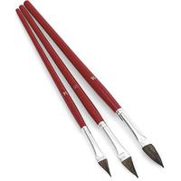 Nölle PROFI BRUSH Nölle kwasten set touch-up brush size 4,6,8 3-pack - thumbnail