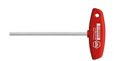 Wiha Sechskant-Stiftschlüssel 4x150mm T-Griff Inbussleutel Sleutelbreedte (metrisch): 4 mm Koplengte: 150 mm Afmeting, lengte: 176 mm