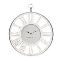 Wandklok Chuck wit 60cm - thumbnail