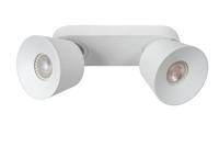 Lucide TRIGONO - Plafondspot - 2xGU10 - Wit - thumbnail