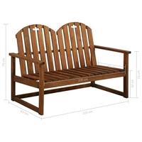 VidaXL Tuinbank 110 cm massief acaciahout - thumbnail