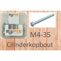 Bofix cilinderkopbout m4x35 verzinkt (50st) - thumbnail