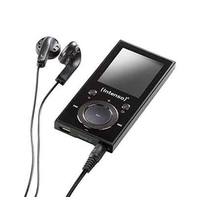 Intenso Video Scooter BT MP3-speler met Bluetooth 5.0, 1,8 inch kleurendisplay, 64 GB microSD, USB-C, tot 18 uur accu, incl. hoofdtelefoon, zwart