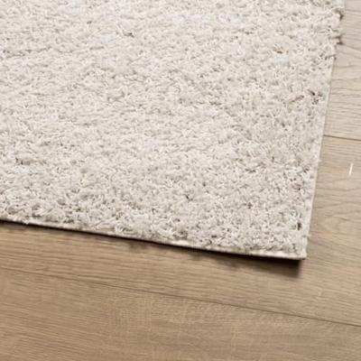 VidaXL Vloerkleed pamplona shaggy hoogpolig modern 60x110 cm crème - thumbnail
