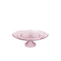 Ideas 4 Seasons Schaal op voet glas ø23xh8cm roze - thumbnail