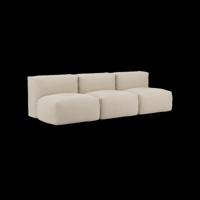 Soft Sofa Indoor - 3 Seater Open - thumbnail
