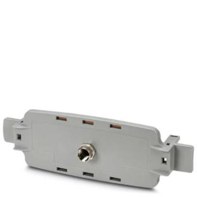 Phoenix Contact ECS-P-122X169-L-UV-1M12 GY 1050385 Frontplaat (l x b x h) 62 x 196 x 34 mm PC Grijs 5 stuk(s)