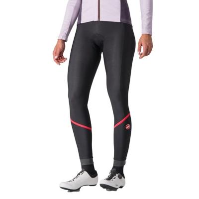 Castelli Velocissima Thermal fietsbroek lang black/hibiscus dames M