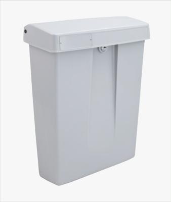 Kunststof brievenbus Summus zilvergrijs RAL9006