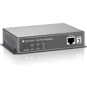 LevelOne POR-0200 netwerkextender Netwerkrepeater Zwart
