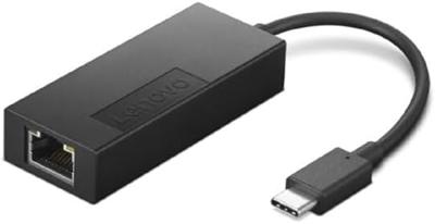 Lenovo USB-C, RJ45 Adapter [1x USB-C stekker - 1x Gigabit-LAN (1/2.5 Gbit/s)] 4X91H17795
