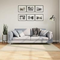 VidaXL Vloerkleed huarte laagpolig zacht wasbaar 120x170 cm crème - thumbnail