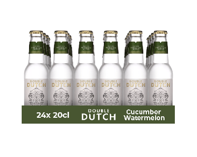 Double Dutch cucumber & watermelon flesje (24x20cl)