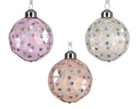 Kerstbal glas d8 cm a3 LV Decoris - Decoris - thumbnail